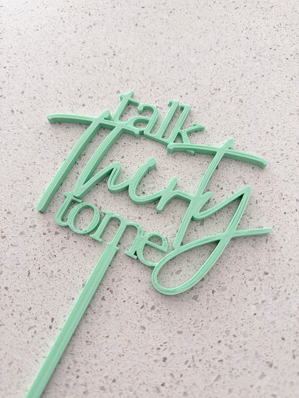 Custom 3D Printed Cake / Cupcake Topper