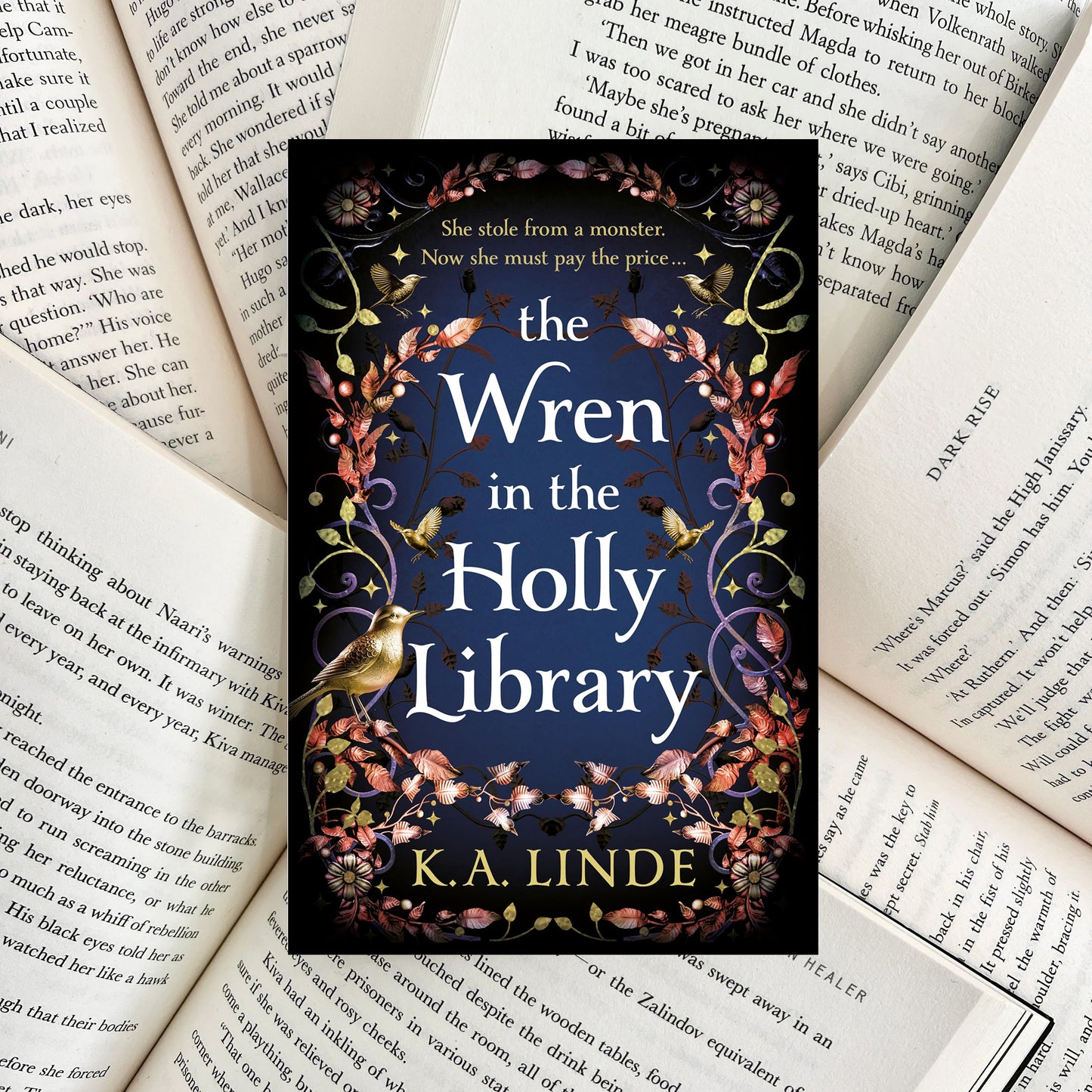 The Wren in the Holly Library By K.A. Linde (NEW)