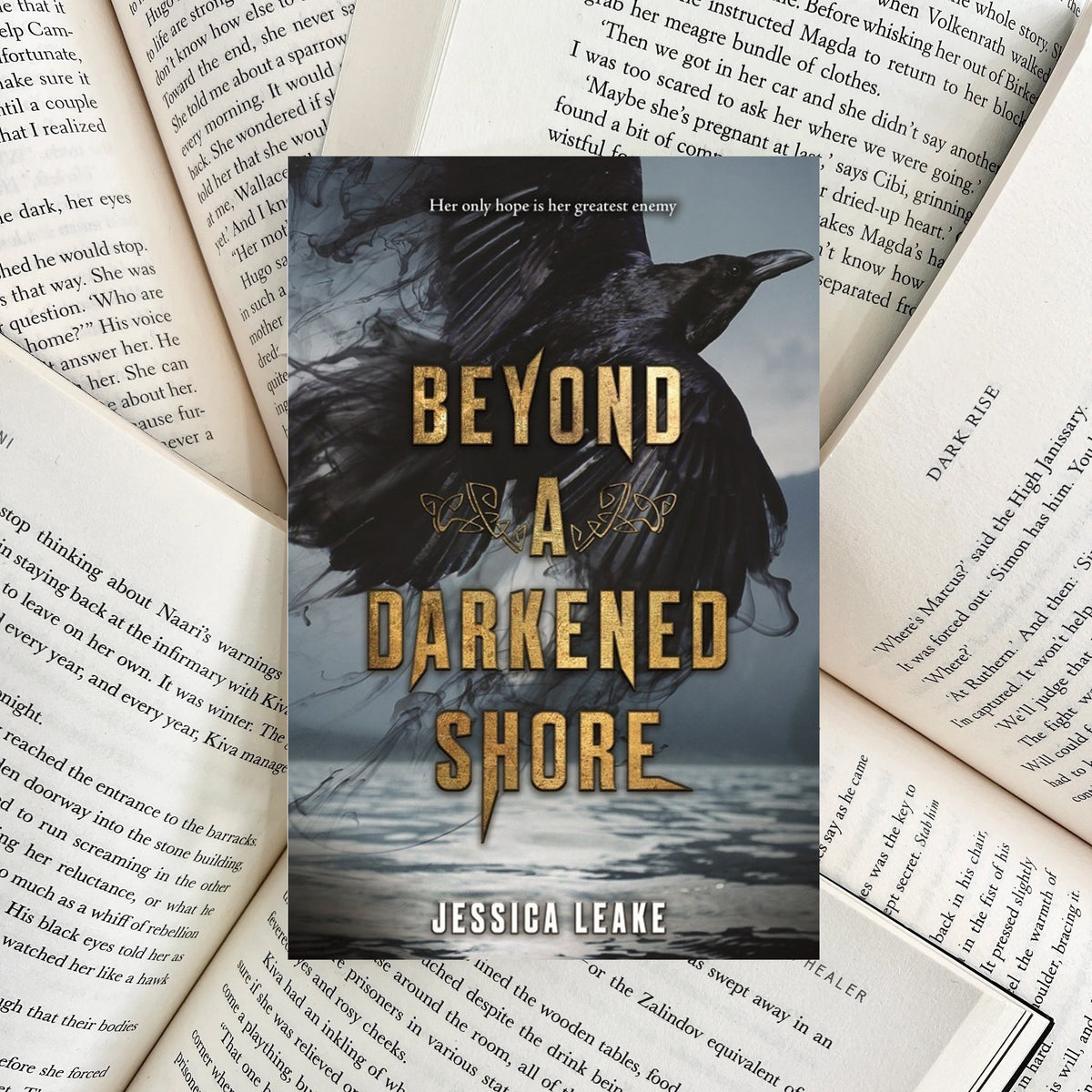 Beyond a Darkened Shore By Jessica Leake HARDBACK (SECOND-HAND)