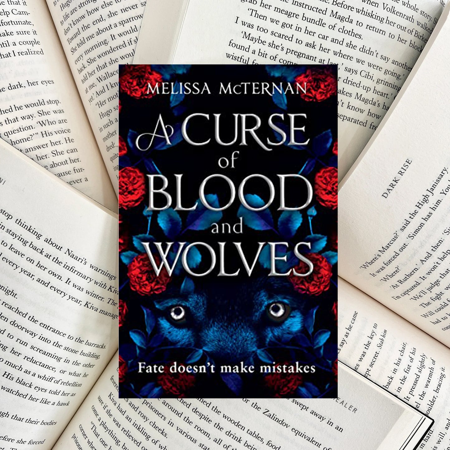 A Curse of Blood and Wolves By Melissa McTernan (SECOND-HAND)