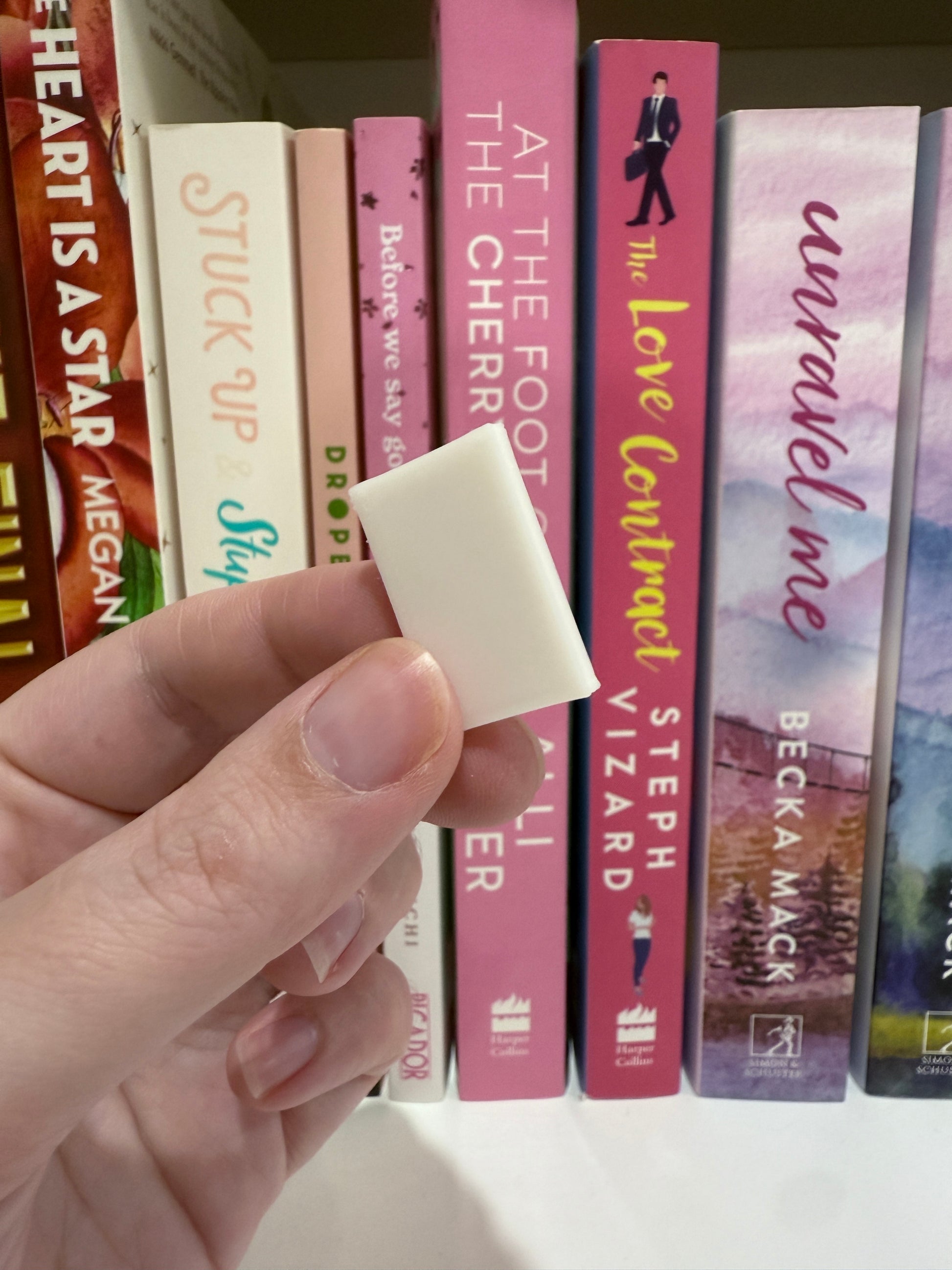 3D Printed Mini Bookshelf & Books - The Albright Library