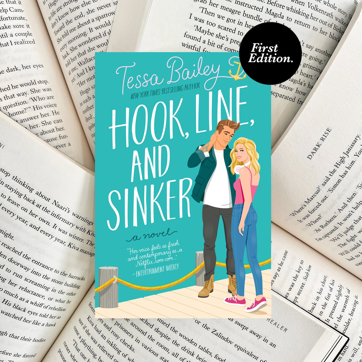 Hook, Line, and Sinker By Tessa Bailey (SECOND-HAND)
