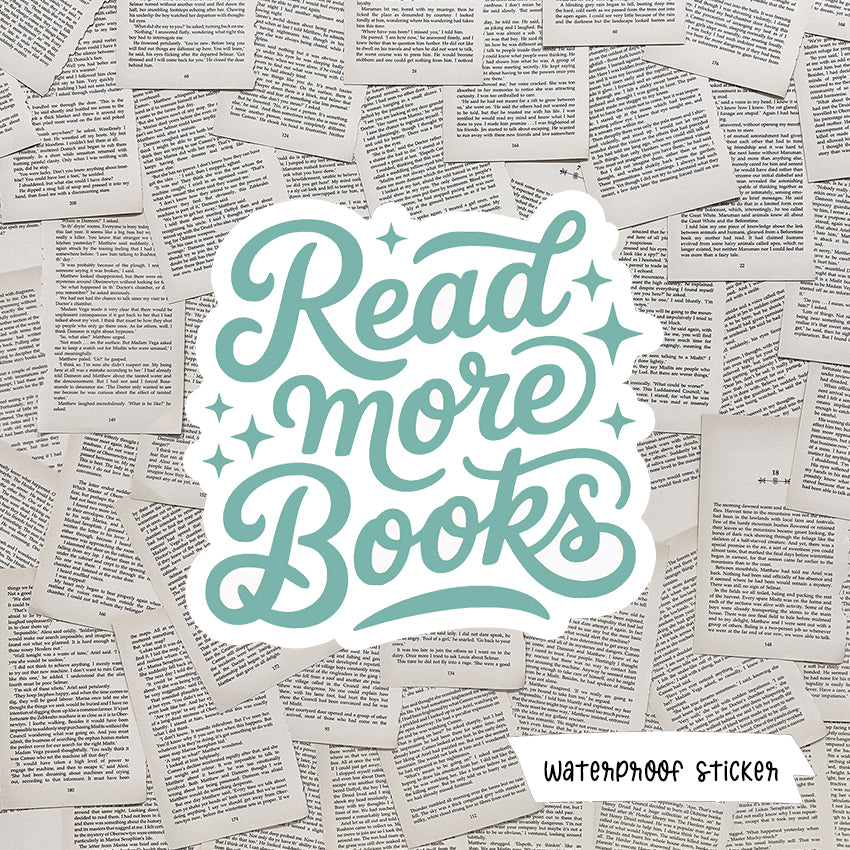 Read More Books Vinyl Sticker