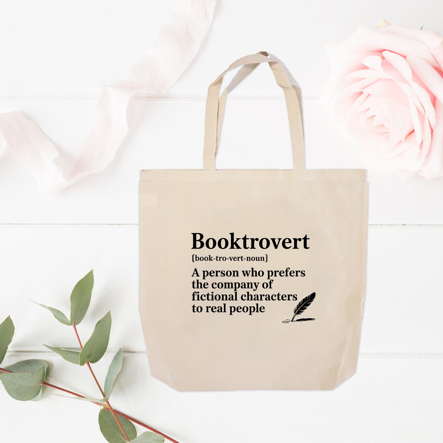 Booktrovert Tote Bag - The Albright Library