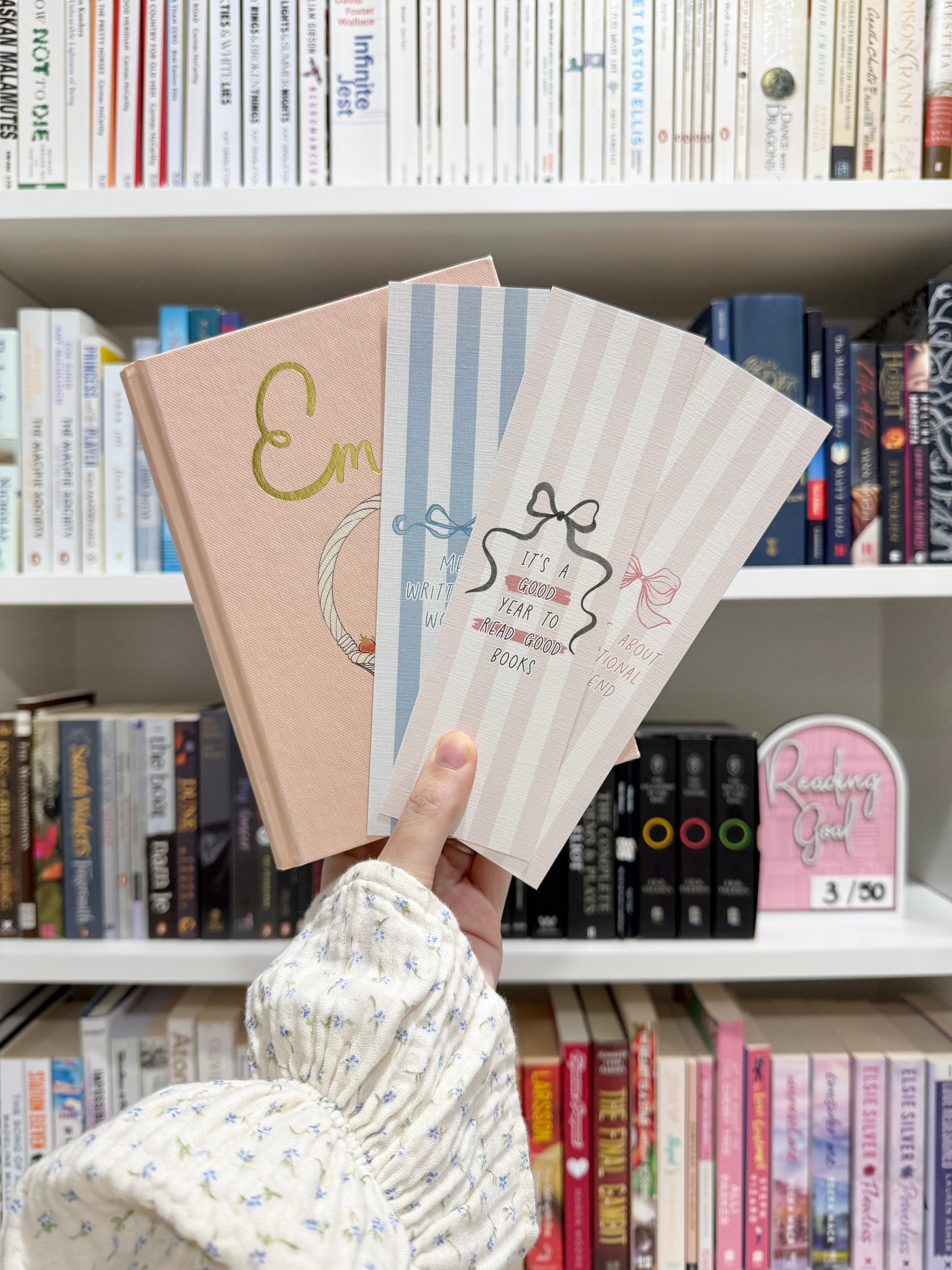 Bow Candy Stripes BOOKMARKS - The Albright Library