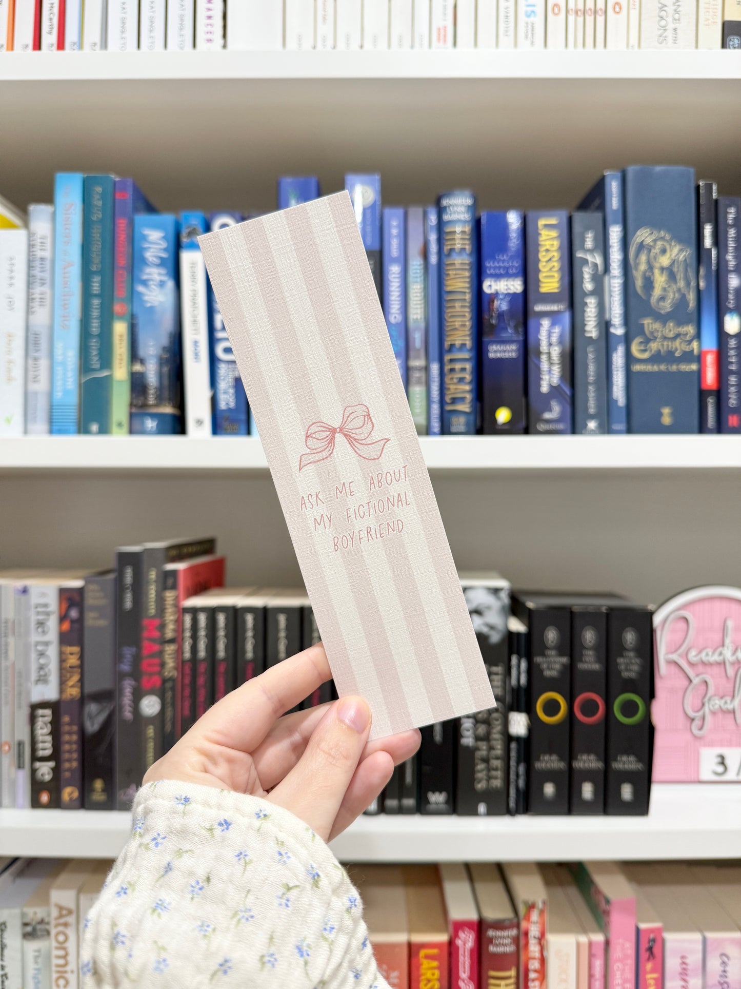 Bow Candy Stripes BOOKMARKS - The Albright Library