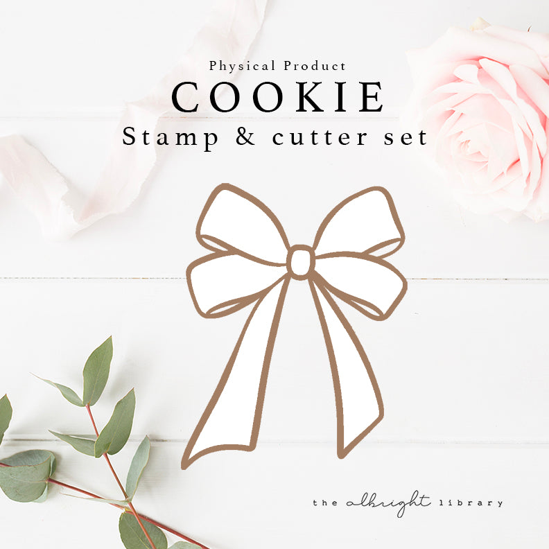 Bow Cutter & Stamp (3D Printed) - The Albright Library