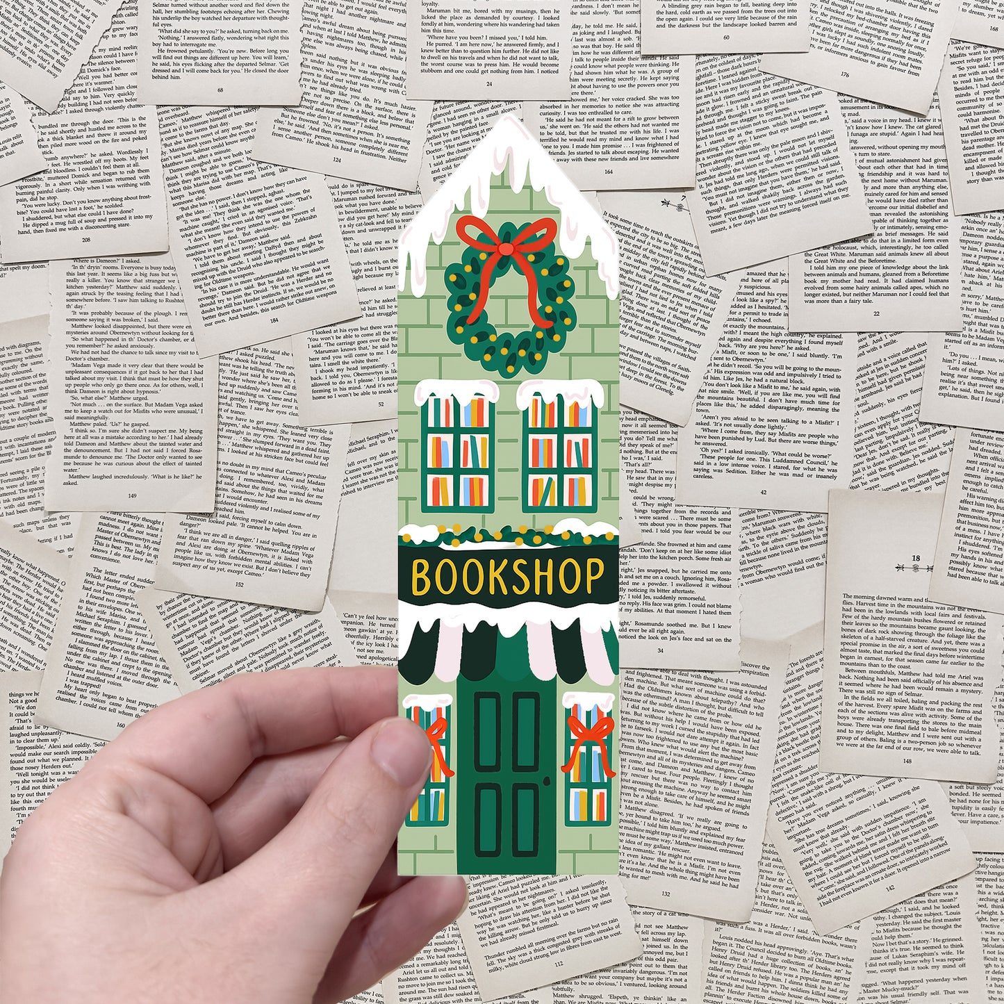 Christmas Bookshop BOOKMARK - The Albright Library