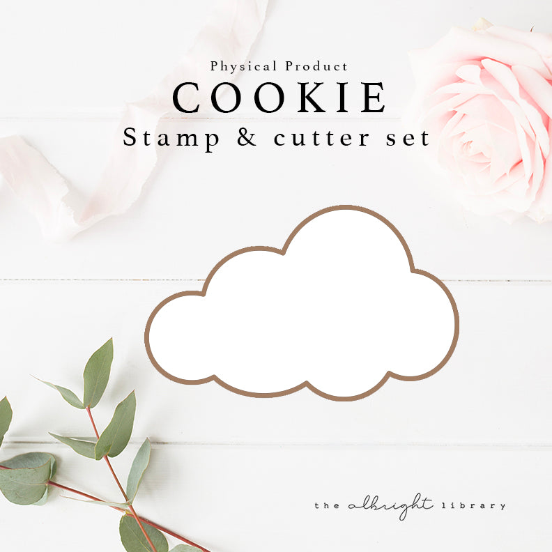 Cloud Cutter & Stamp (3D Printed) - The Albright Library