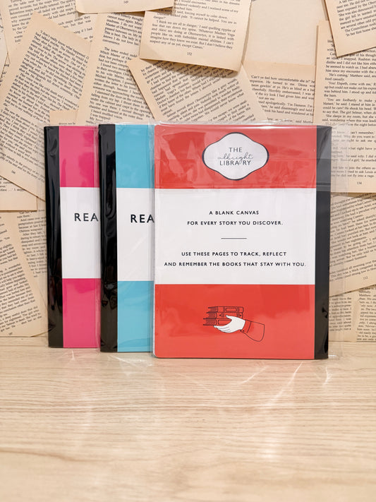 Reading Journal Large Lined Notebook
