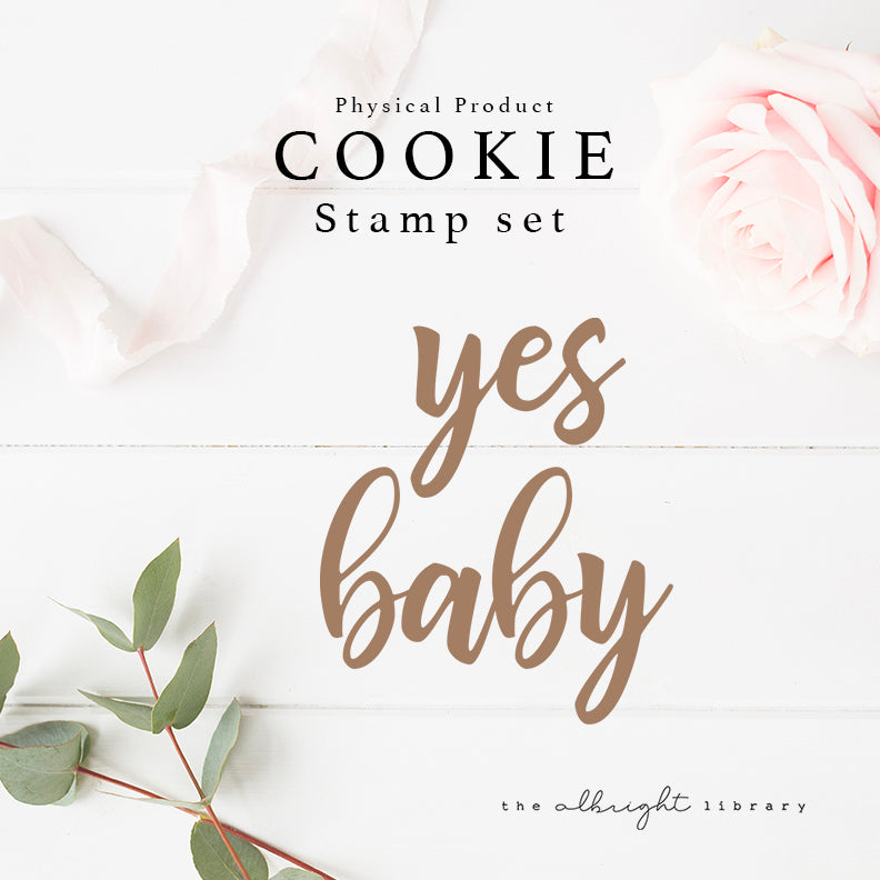 Yes Baby Stamp (3D Printed) - The Albright Library