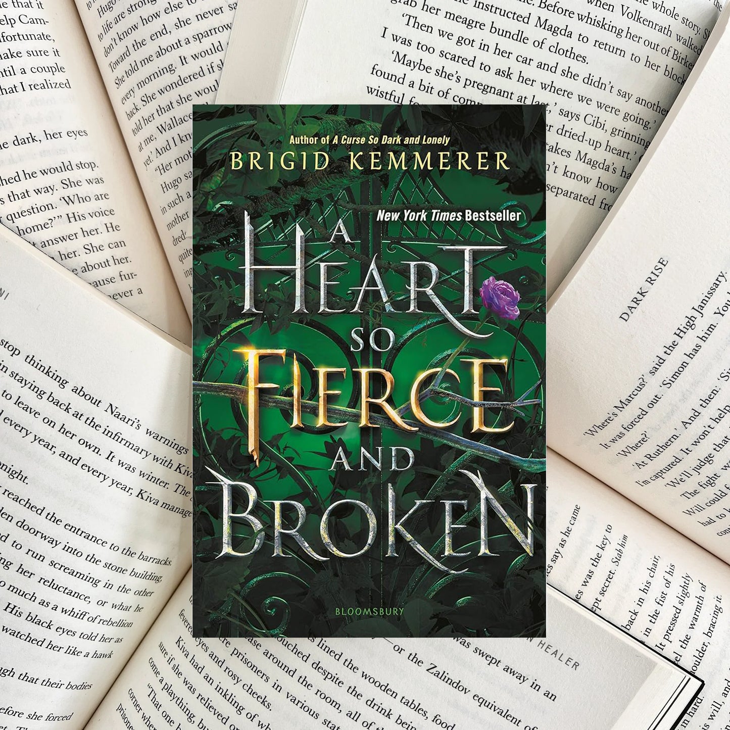 A Heart So Fierce and Broken By Brigid Kemmerer HARDBACK (SECOND-HAND)