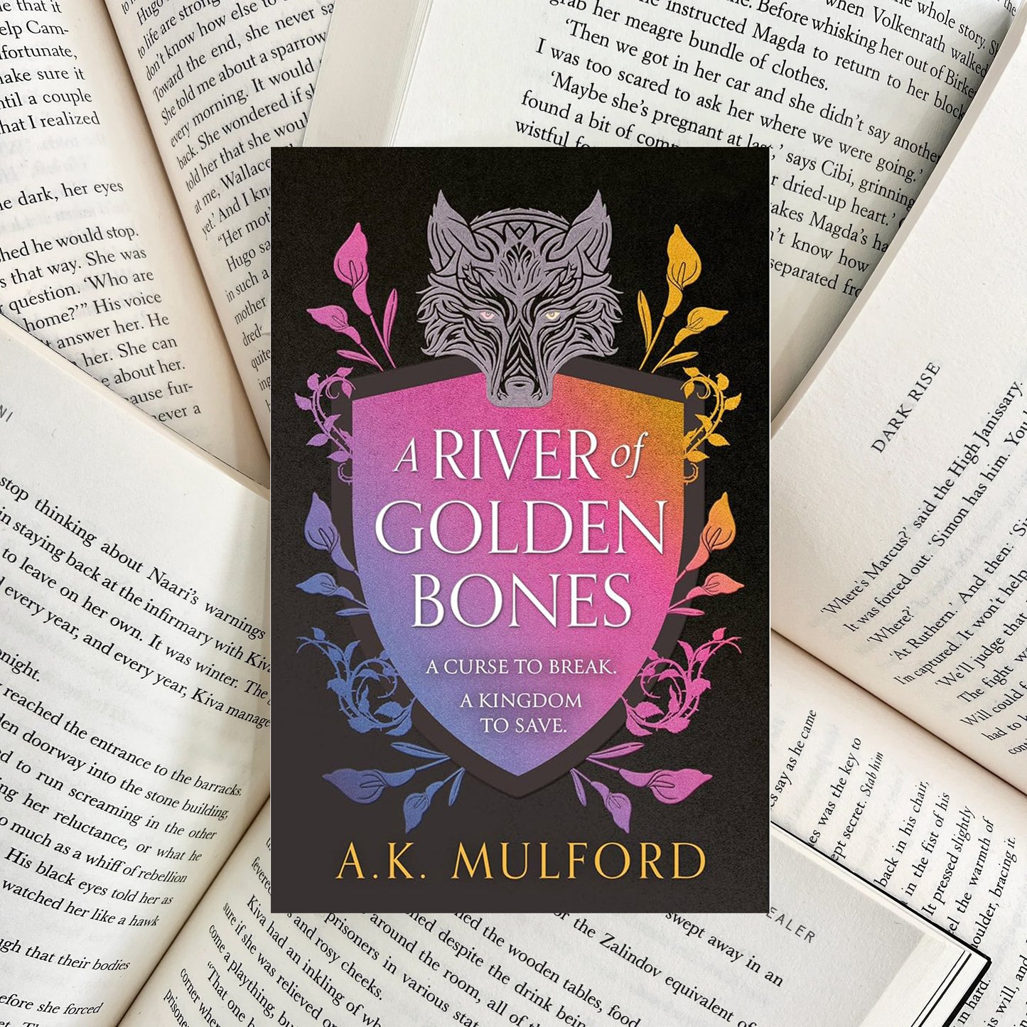 A River of Golden Bones By A.K. Mulford (SECOND-HAND)