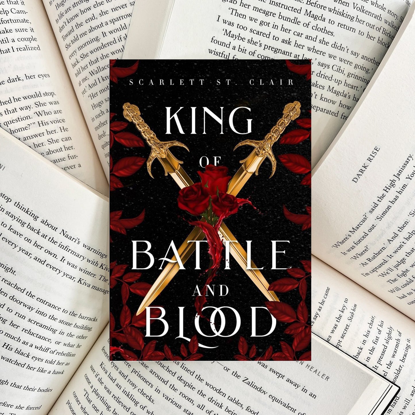 King of Battle and Blood By Scarlett St. Clair (SECOND-HAND)