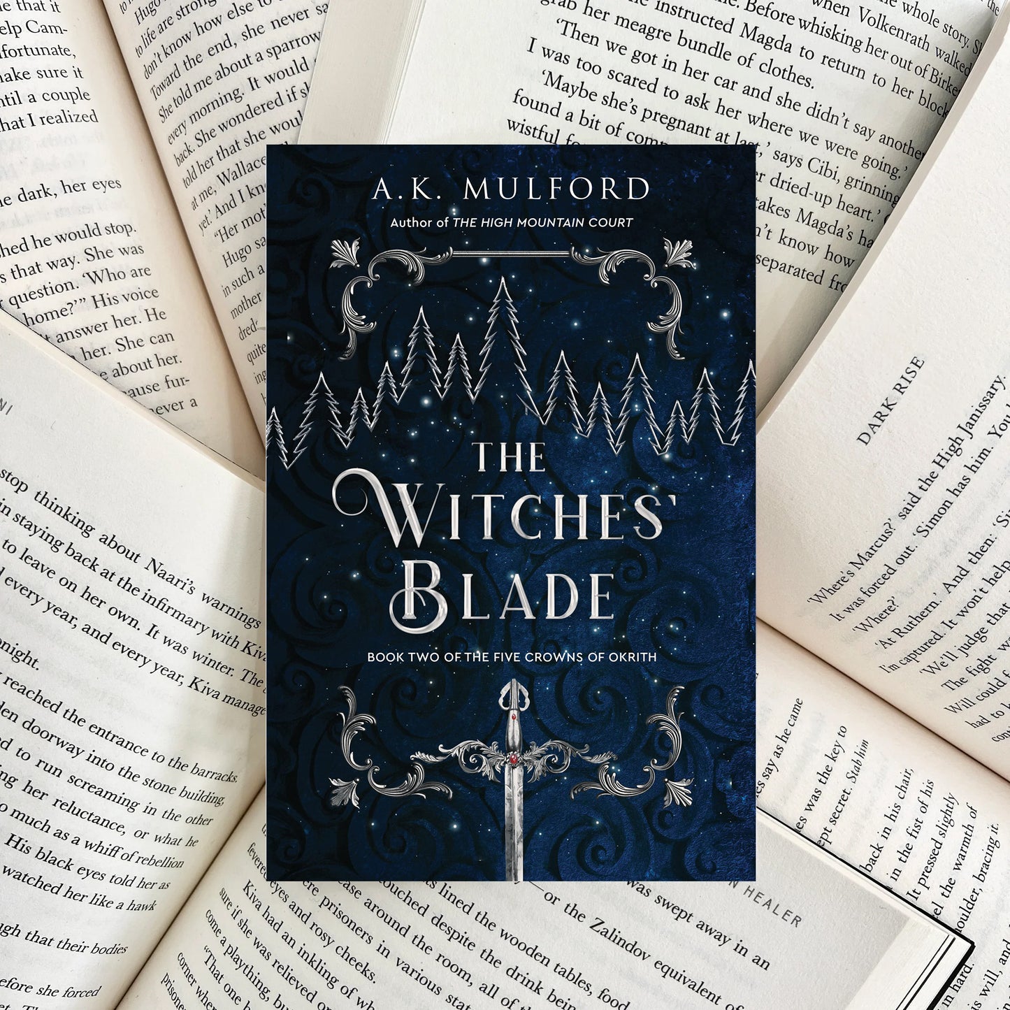 The Witches Blade By A.K. Mulford SIGNED (SECOND-HAND)