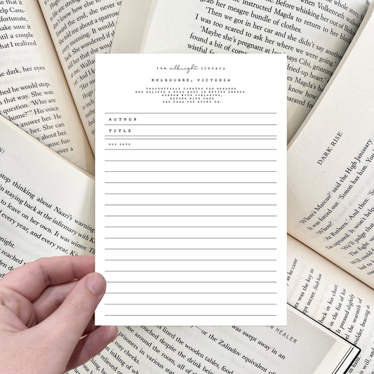 The Albright Library A5 Notepad