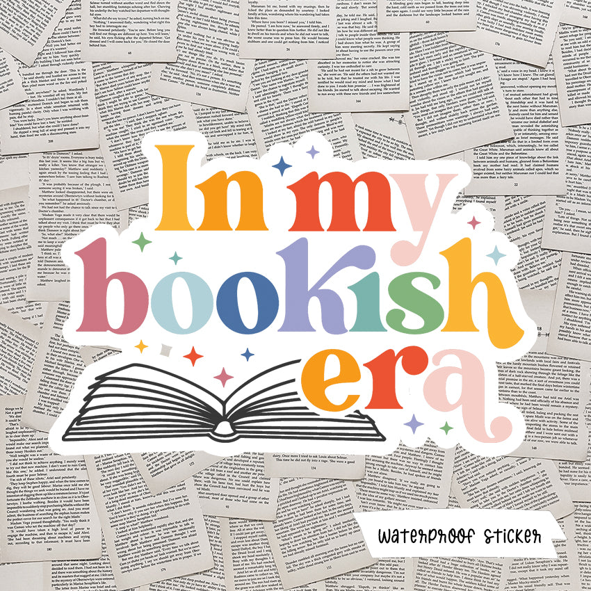 In My Bookish Era Vinyl Sticker