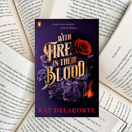 With Fire In Their Blood By Kat Delacorte (SECOND-HAND)