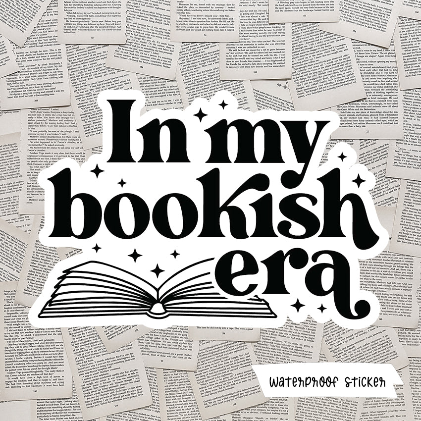 In My Bookish Era Vinyl Sticker