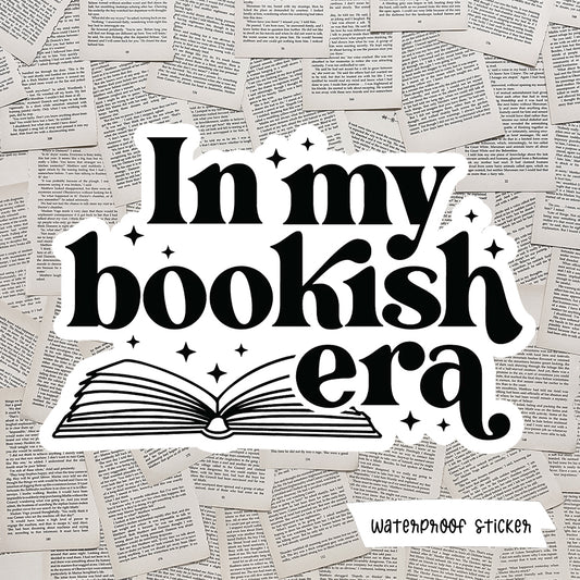 In My Bookish Era Vinyl Sticker