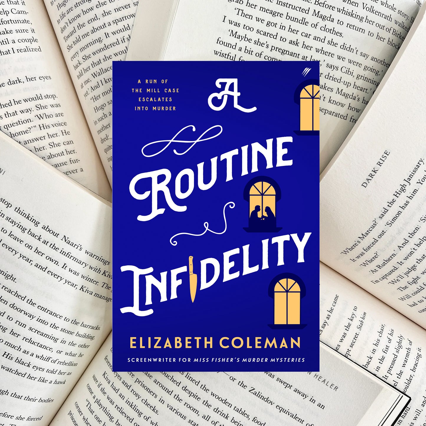 A Routine Infidelity By Elizabeth Coleman SIGNED COPY (SECOND-HAND)