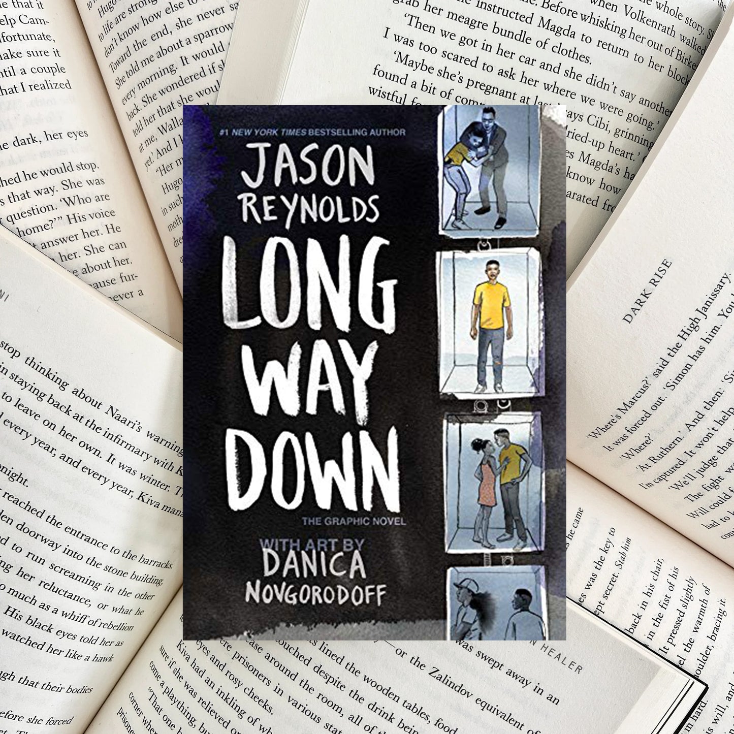 Long Way Down: The Graphic Novel By Jason Reynolds HARDBACK (NEW)