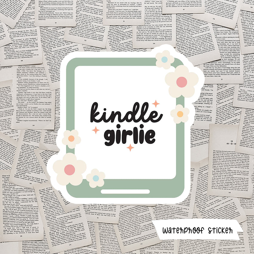 Kindle Girlie Vinyl Sticker
