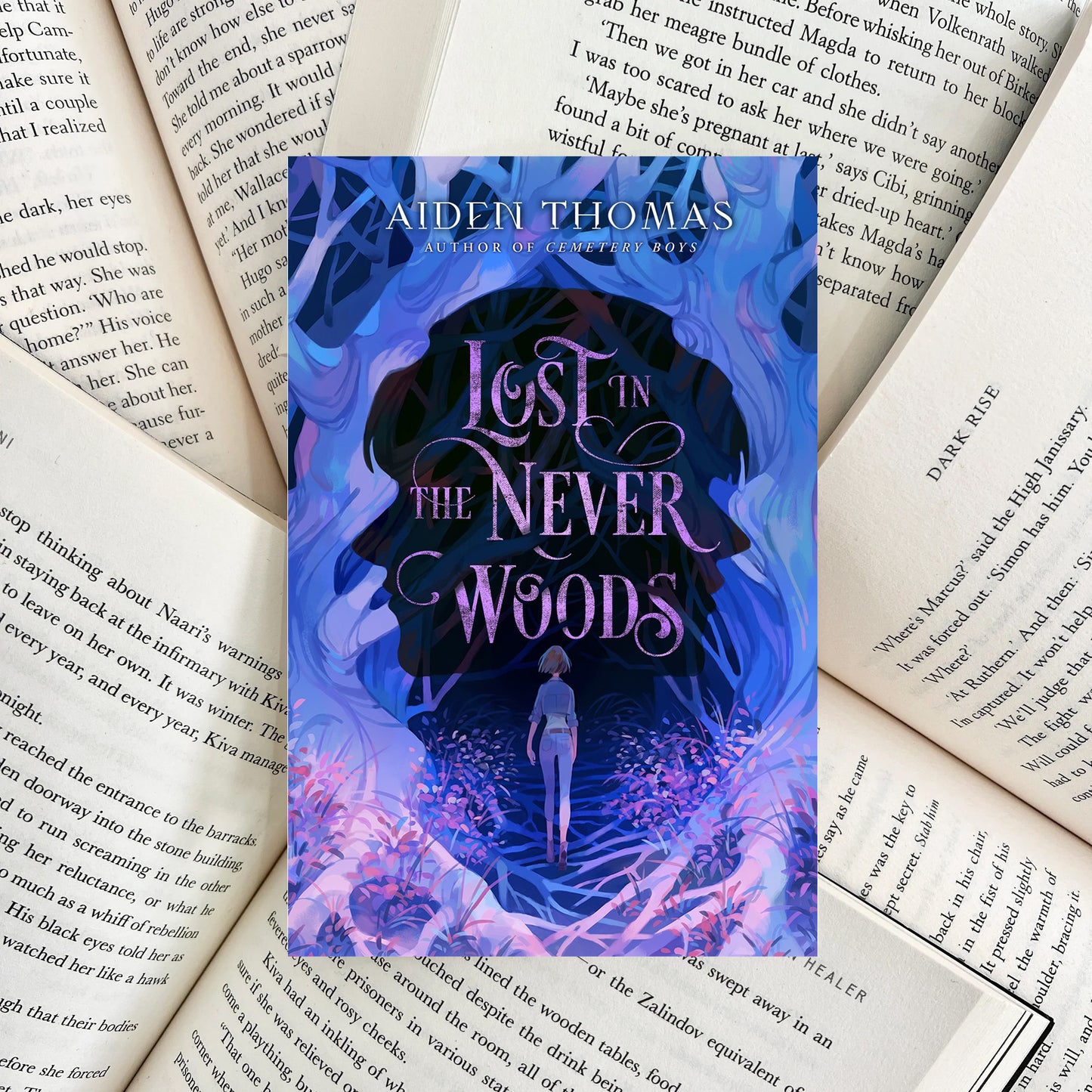 Lost in the Never Woods By Aiden Thomas HARDBACK (SECOND-HAND)