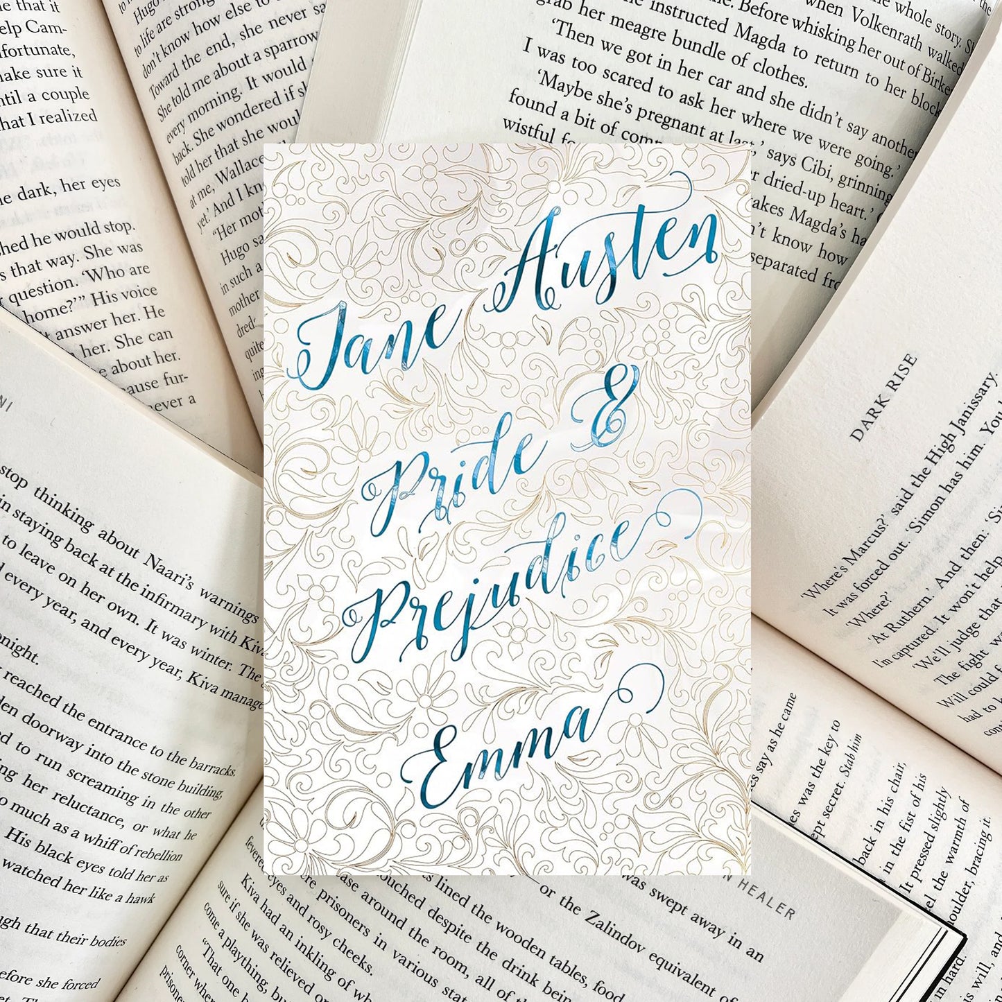 Pride and Prejudice And Emma By Jane Austen DELUXE HARDBACK (SECOND-HAND)