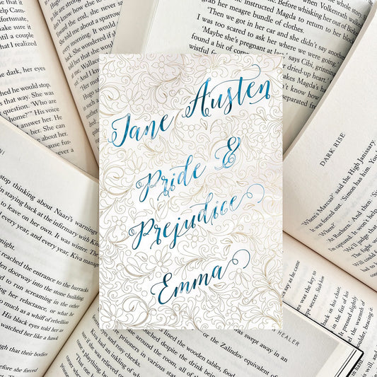 Pride and Prejudice And Emma By Jane Austen DELUXE HARDBACK (SECOND-HAND)