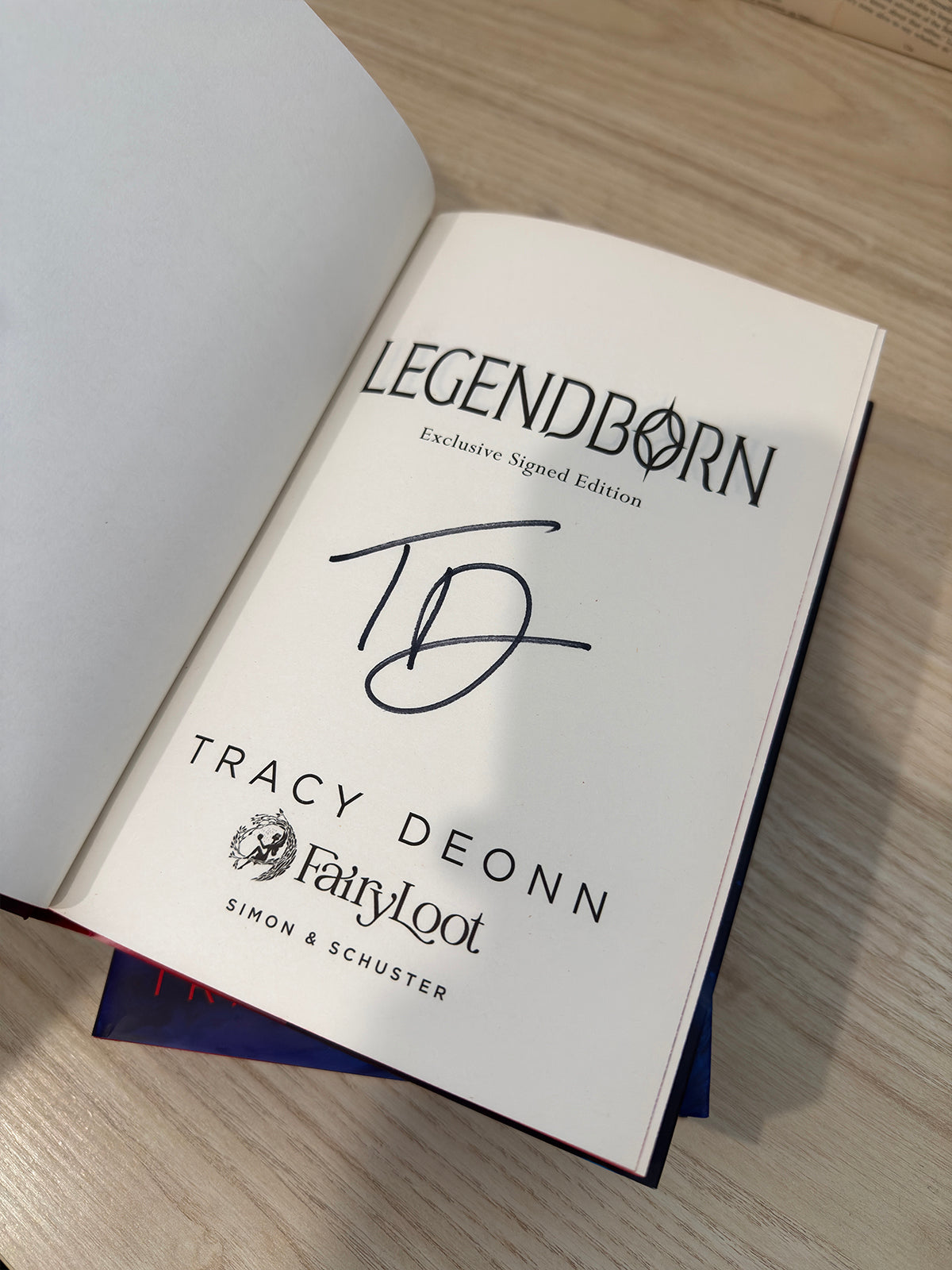 Legendborn By Tracy Deonn SIGNED Special Edition HARDBACKS (NEW)
