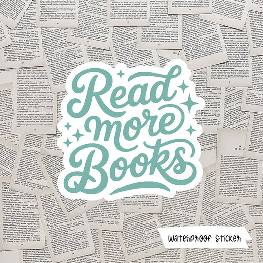 Read More Books Vinyl Sticker