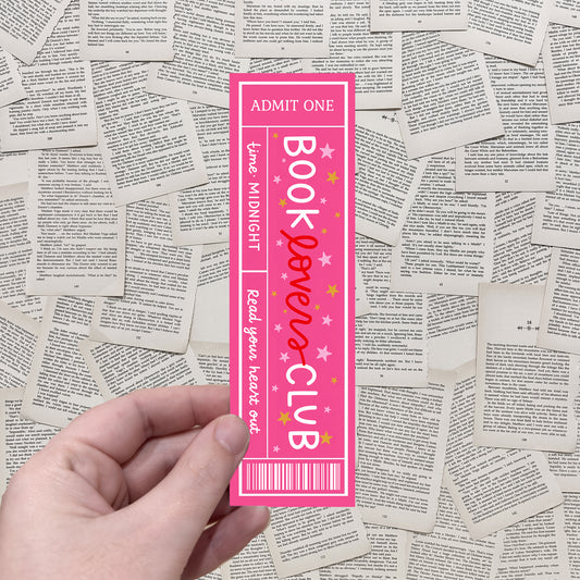 Book Lovers Club BOOKMARK