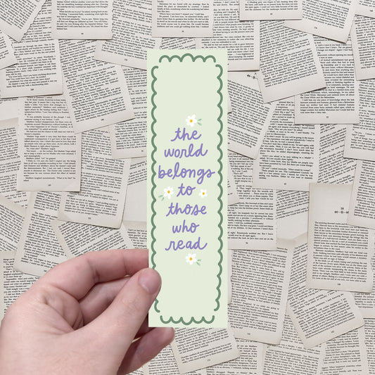 The World Belongs BOOKMARK