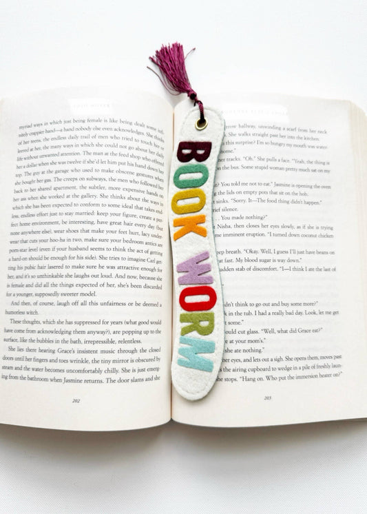 Book Worm Bookmark