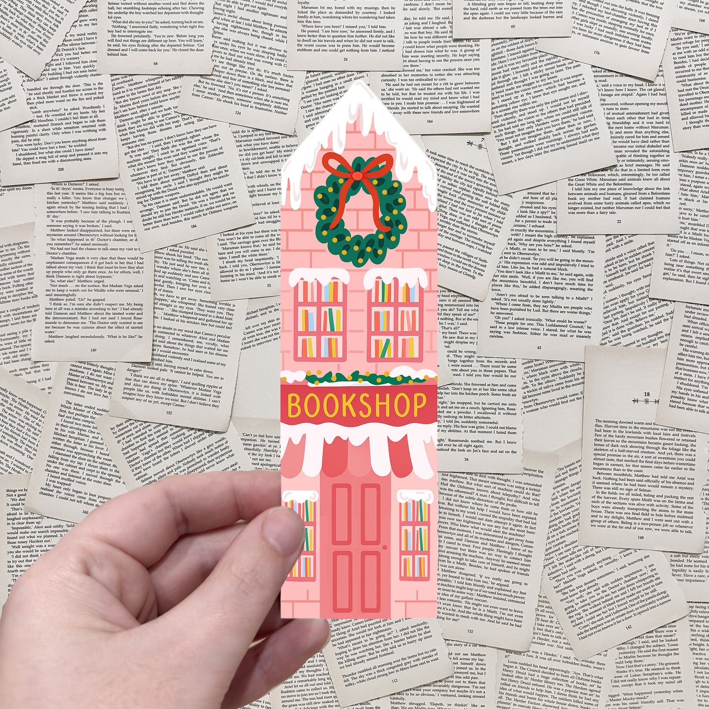Christmas Bookshop BOOKMARK - The Albright Library