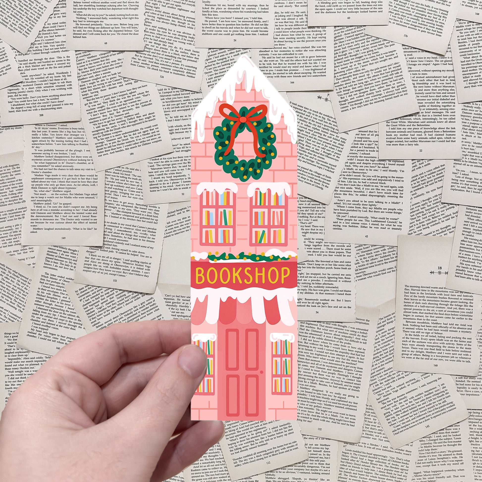 Christmas Bookshop BOOKMARK - The Albright Library