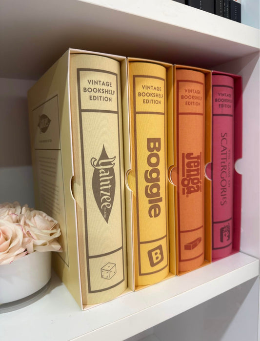 Vintage Bookshelf Edition Classic Boardgames