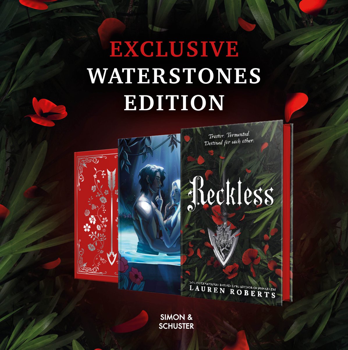 Reckless By Lauren Roberts SPECIAL EDITION HARDBACK (NEW)