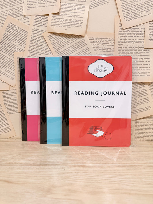 Reading Journal Large Lined Notebook