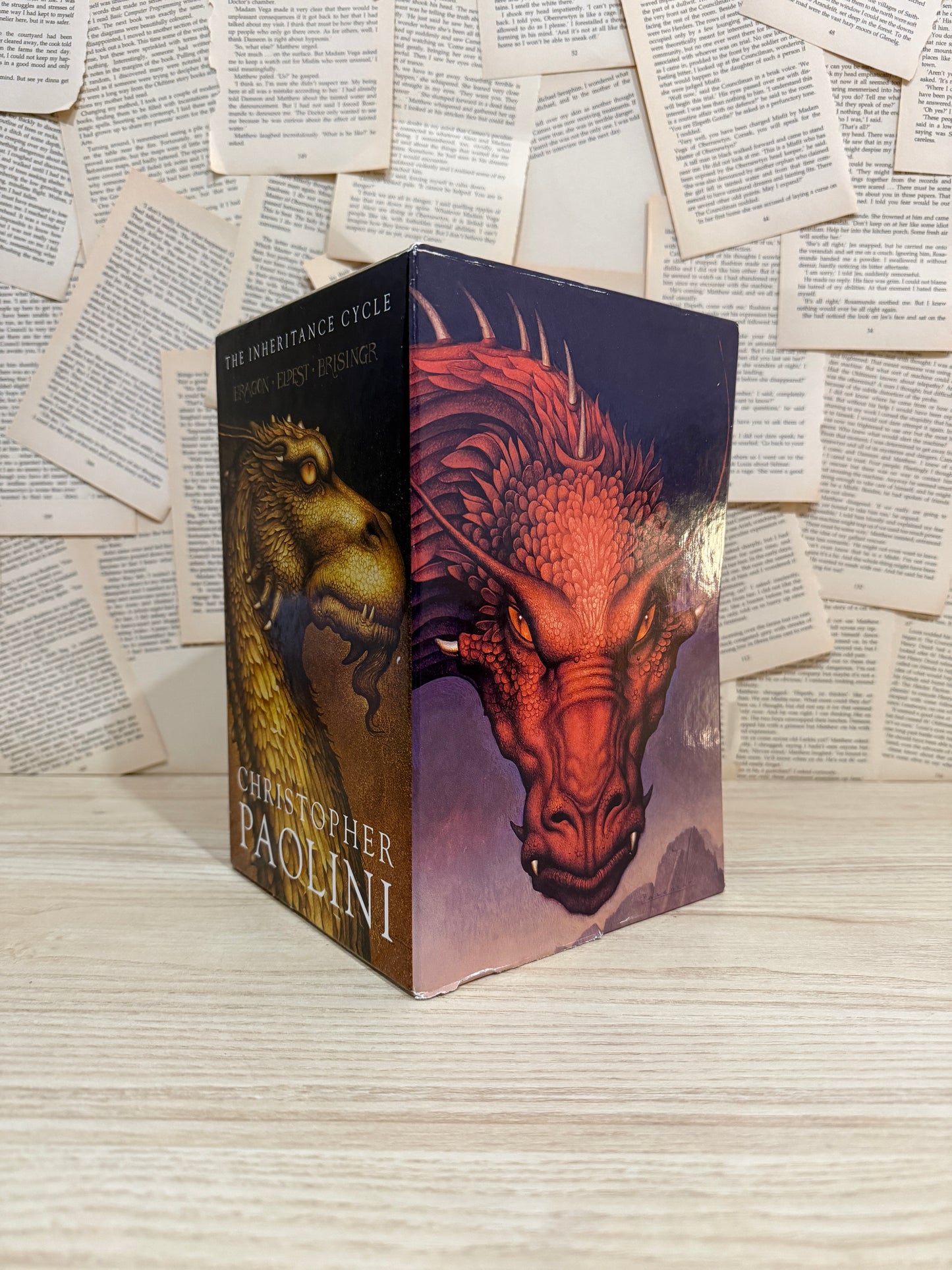 Eragon / Eldest / Brisinger By Christopher Paolini 3 Book HARDBACK Set
