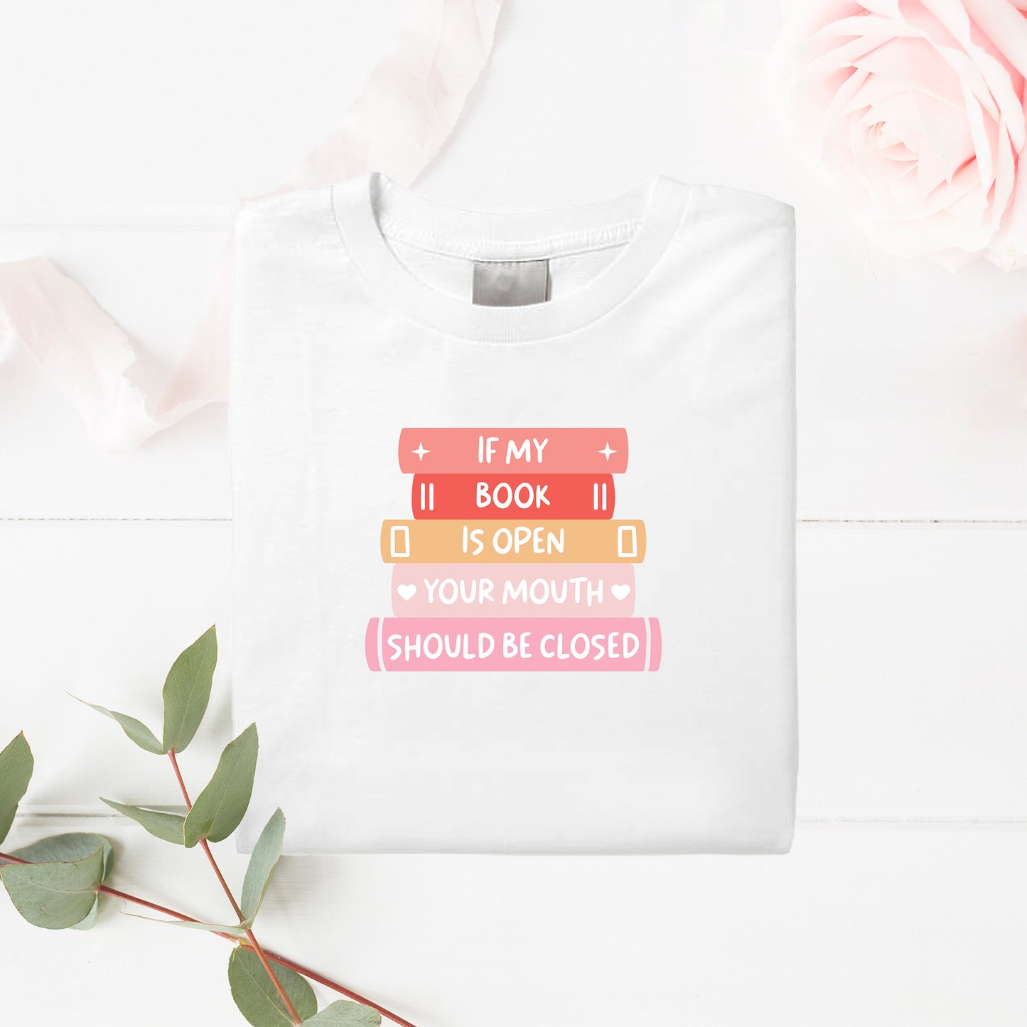 If My Book Is Open T-Shirt - The Albright Library